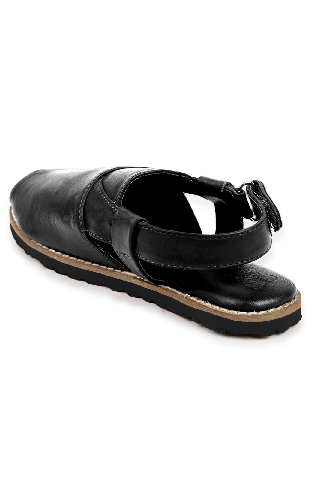 Boys Black Peshawari Shoes
