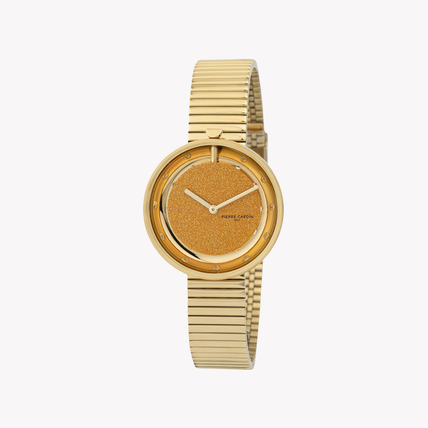 Pierre Cardin Women's Gold Stainless Steel Watch, Champagne Dial | Cma.0012-0