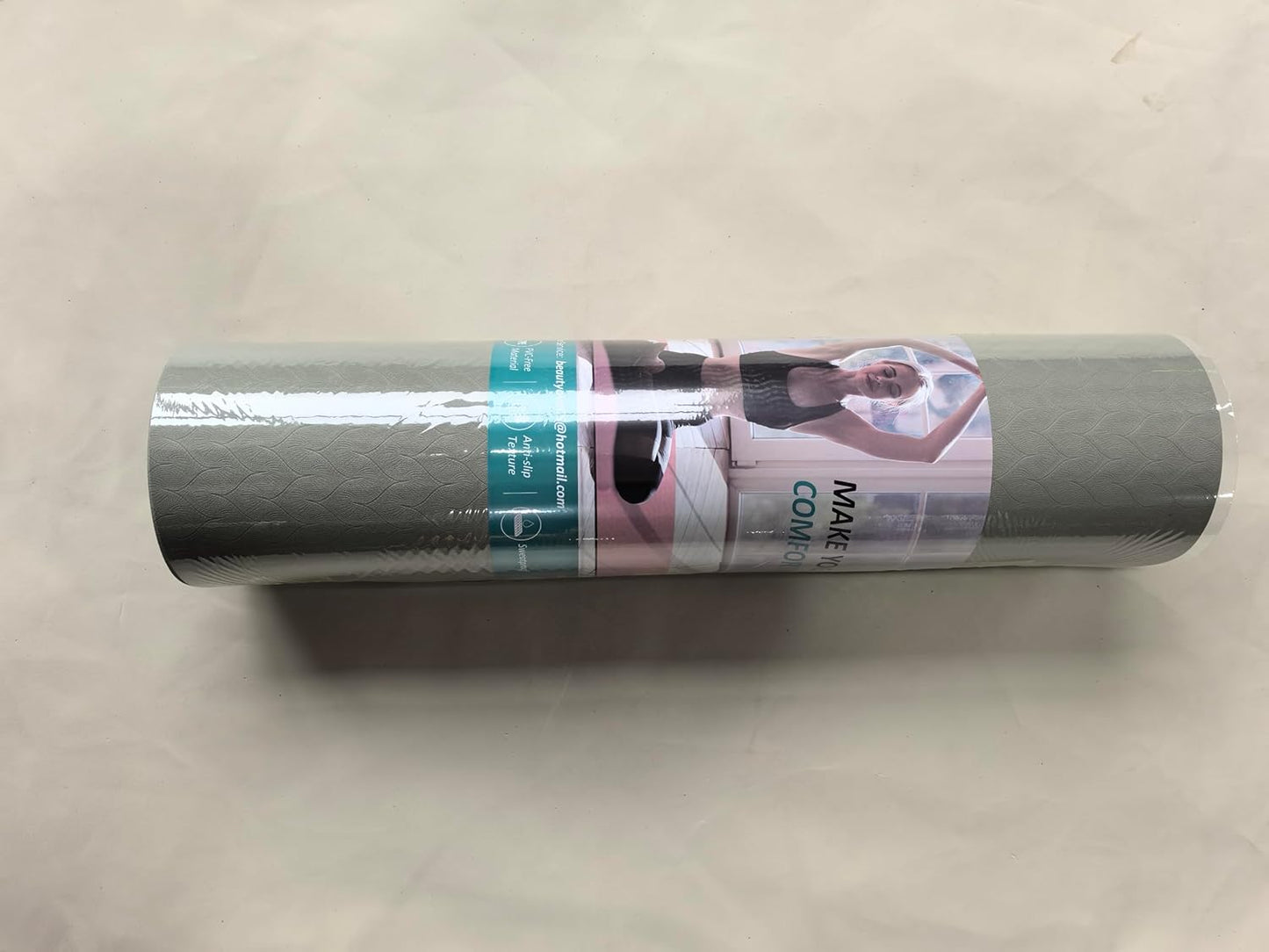 BEAUTYOVO Professional TPE Yoga Mat with Strap - Extra Thick 1/3 Inch Double-Sided Non-Slip Design for Yoga, Pilates, and Floor Exercises for Men and Women