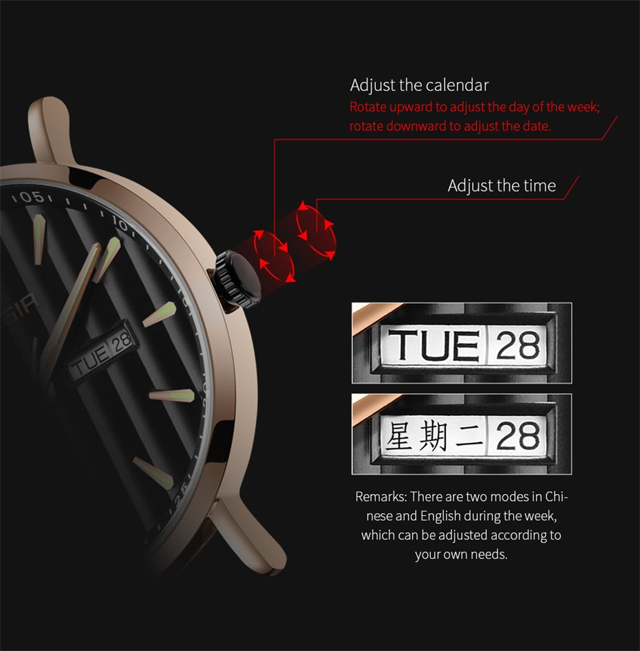 MEGIR Luxury Big Dial Mens Watch Fashion Quartz Casual Sport Wristwatch for Men Waterproof Week Date Display Clock Reloj Hombre