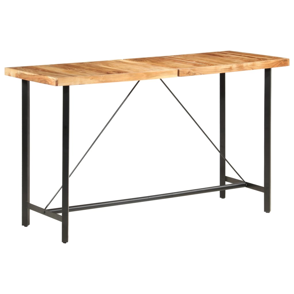 NNEVL Bar Table 180x70x107 cm Solid Acacia Wood