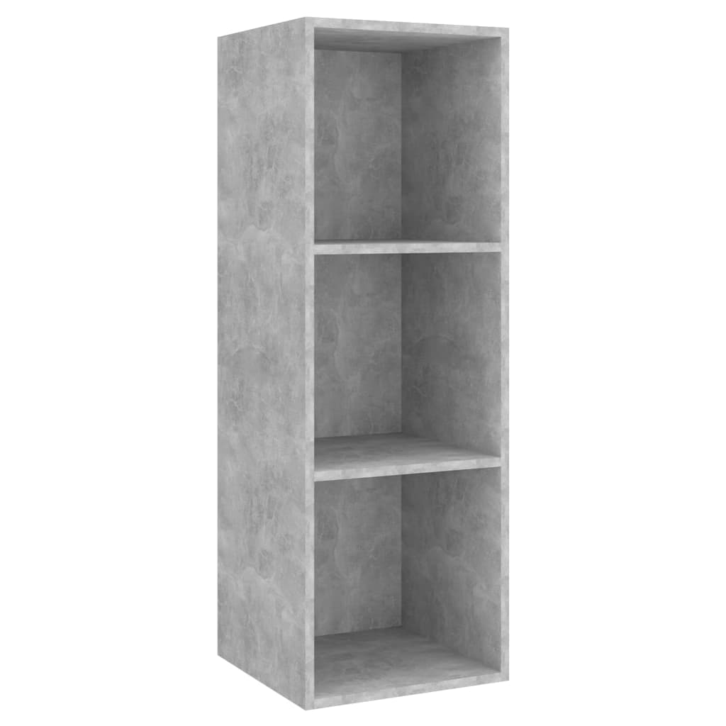 NNEVL 5 Piece TV Cabinet Set Concrete Grey Chipboard