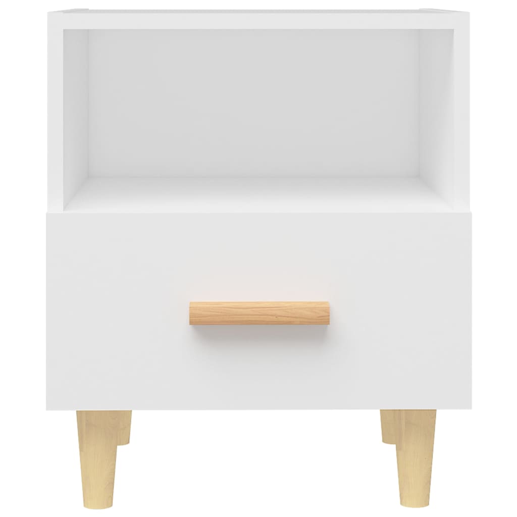 NNEVL Bedside Cabinets 2 pcs White 40x35x47 cm