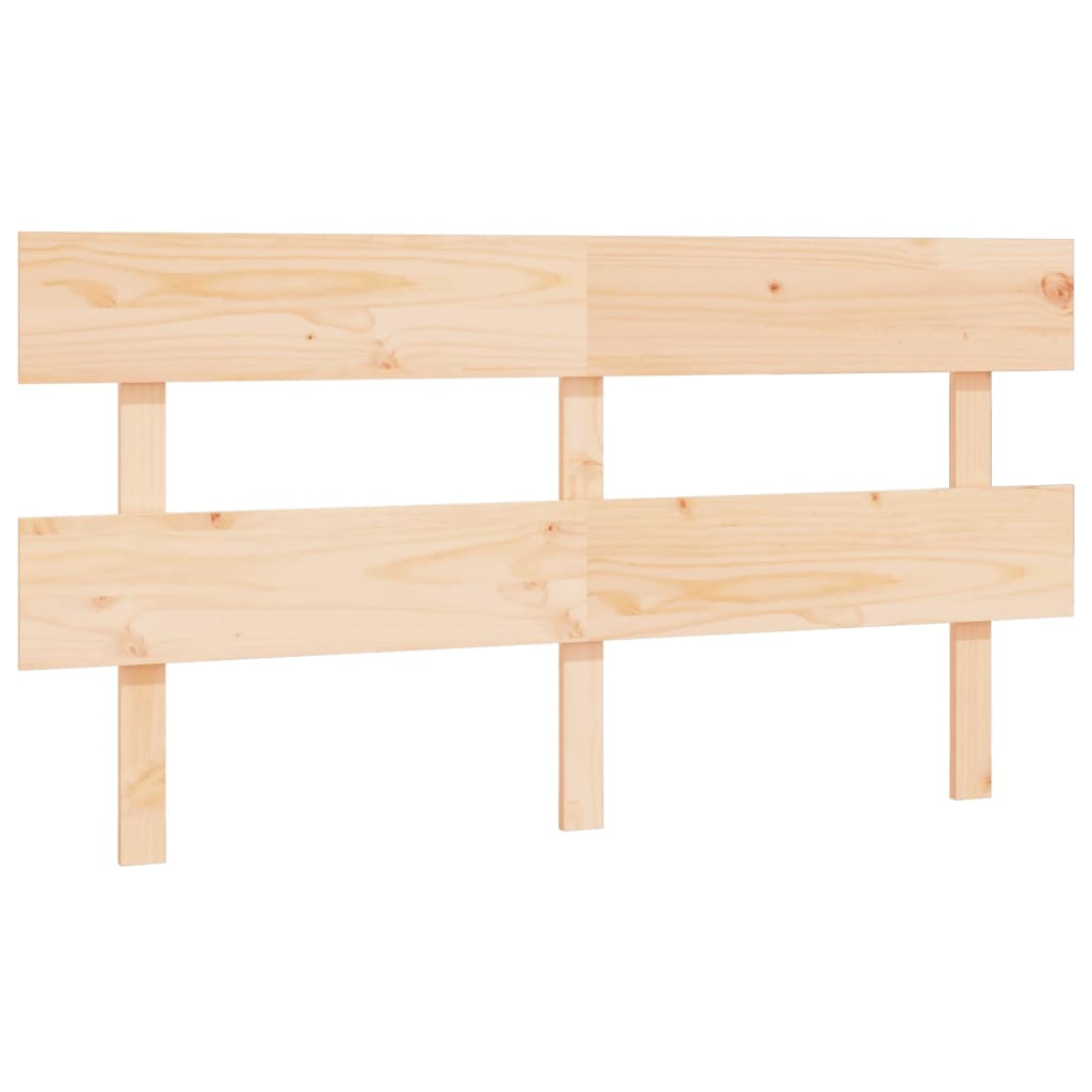NNEVL Bed Headboard 154x3x81 cm Solid Wood Pine