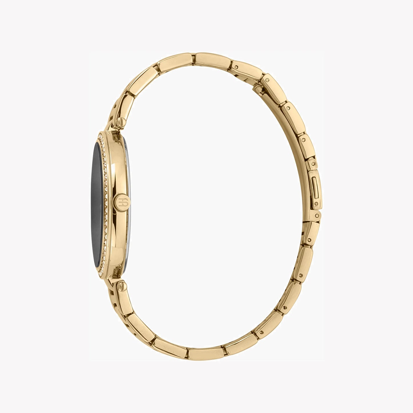 Esprit Women's Gold Stainless Steel Watch, Black Dial | Es1l179m0045