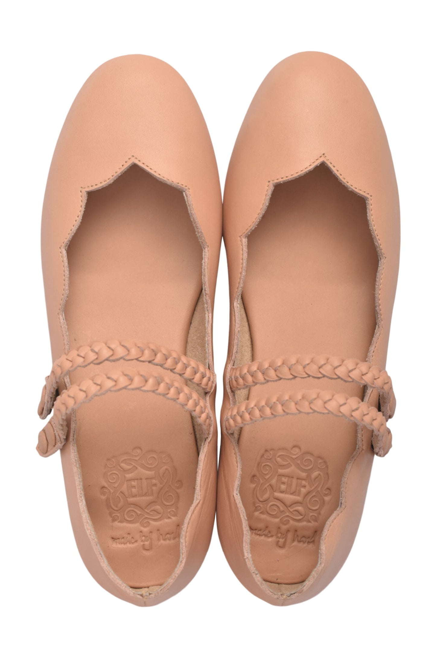 Prima Scalloped Ballet Flats
