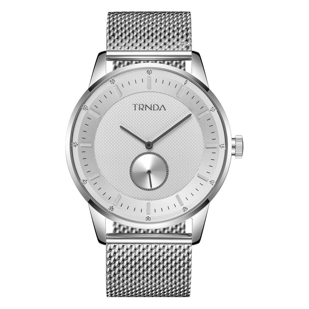 Trnda Men's Stainless Steel Watch, Seaweed Green Dial | Ts43mm