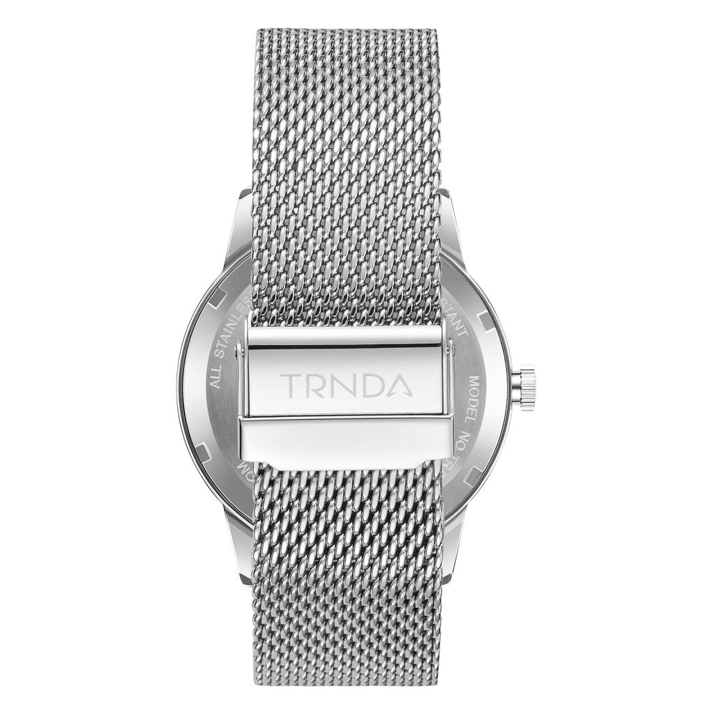 Trnda Men's Stainless Steel Watch, Seaweed Green Dial | Ts43mm