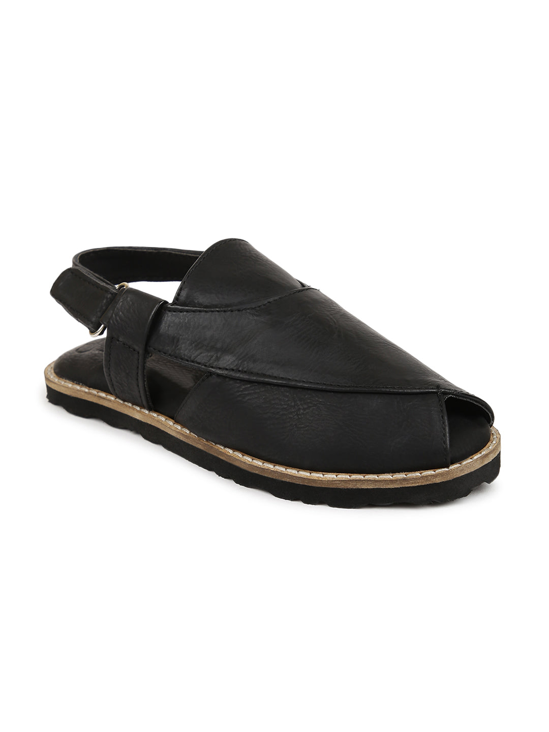Boys Black Peshawari Shoes