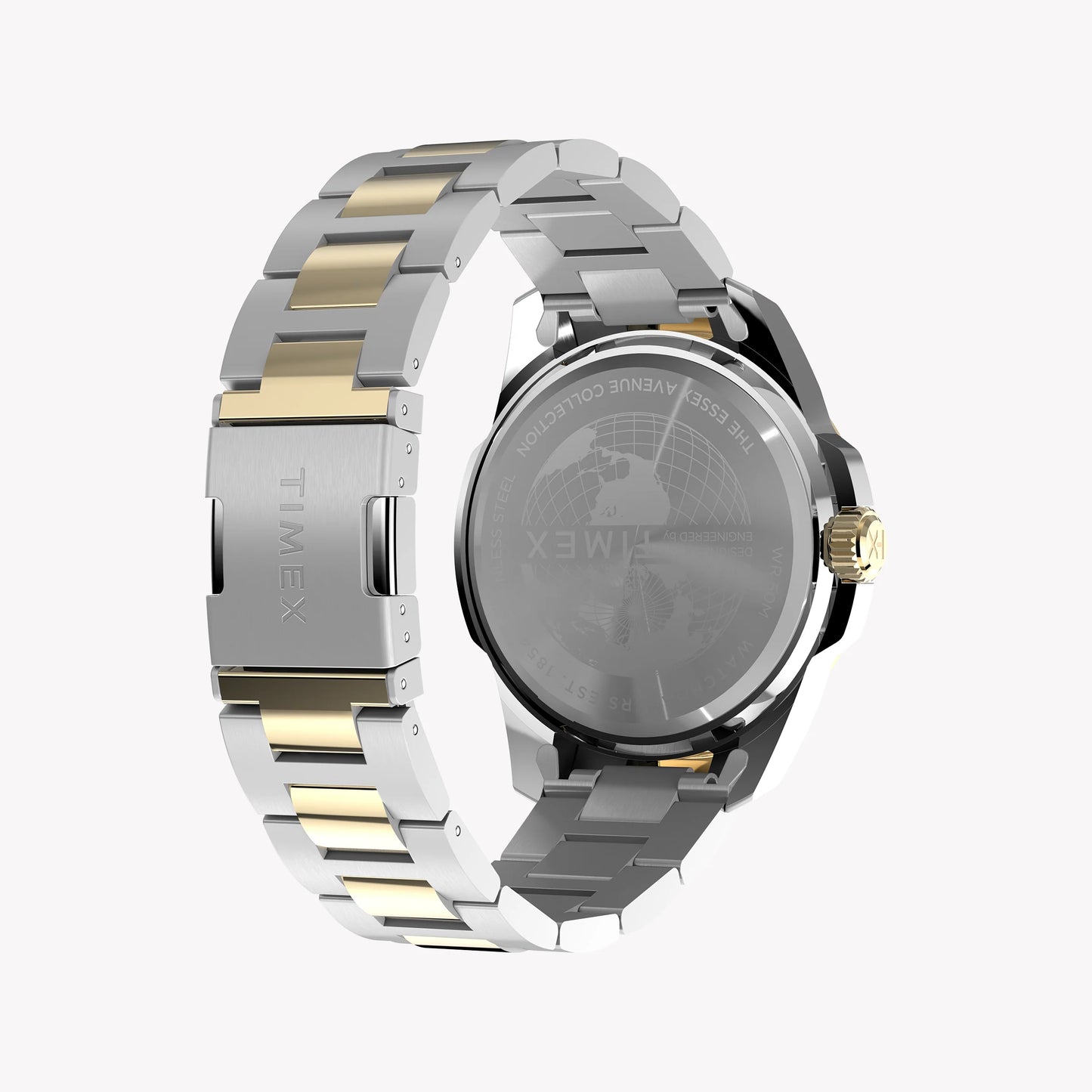 Essex 3-Hand Black Dial Two Tone SST Bracelet | Model TW2Y35300