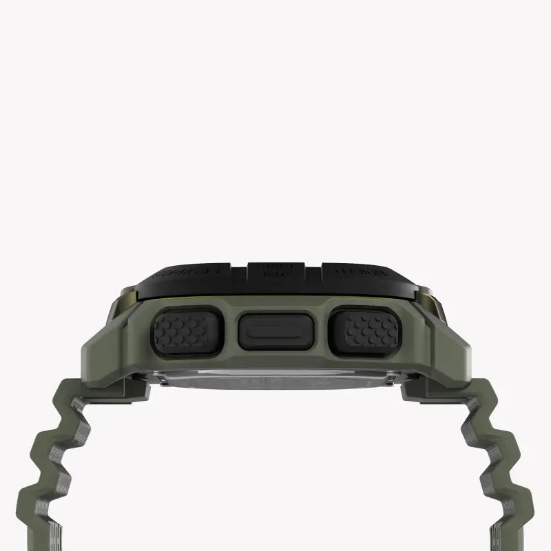 Timex Men's Green Silicone Watch, Digital Dial | Tw5m36000-1
