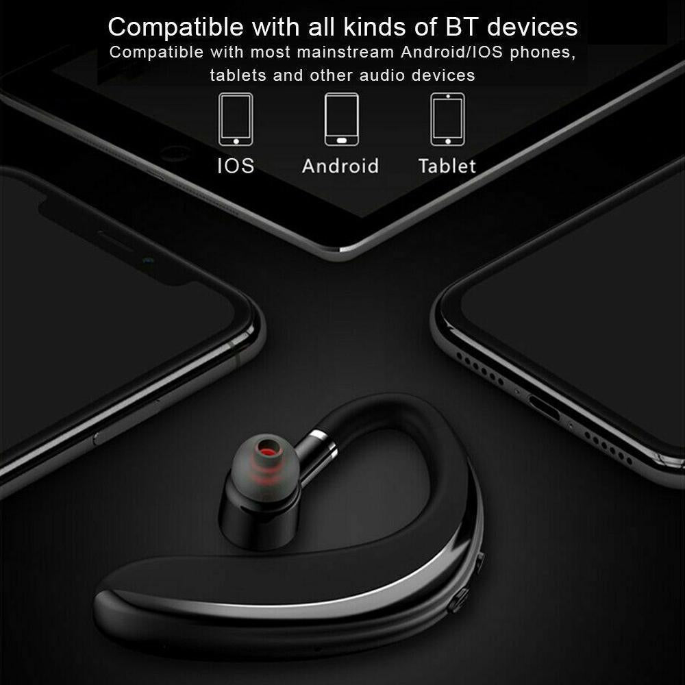 NNEDSZ Wireless Business Sports Bluetooth Earphones - Fast Charging Bluetooth 5.0 - Blue