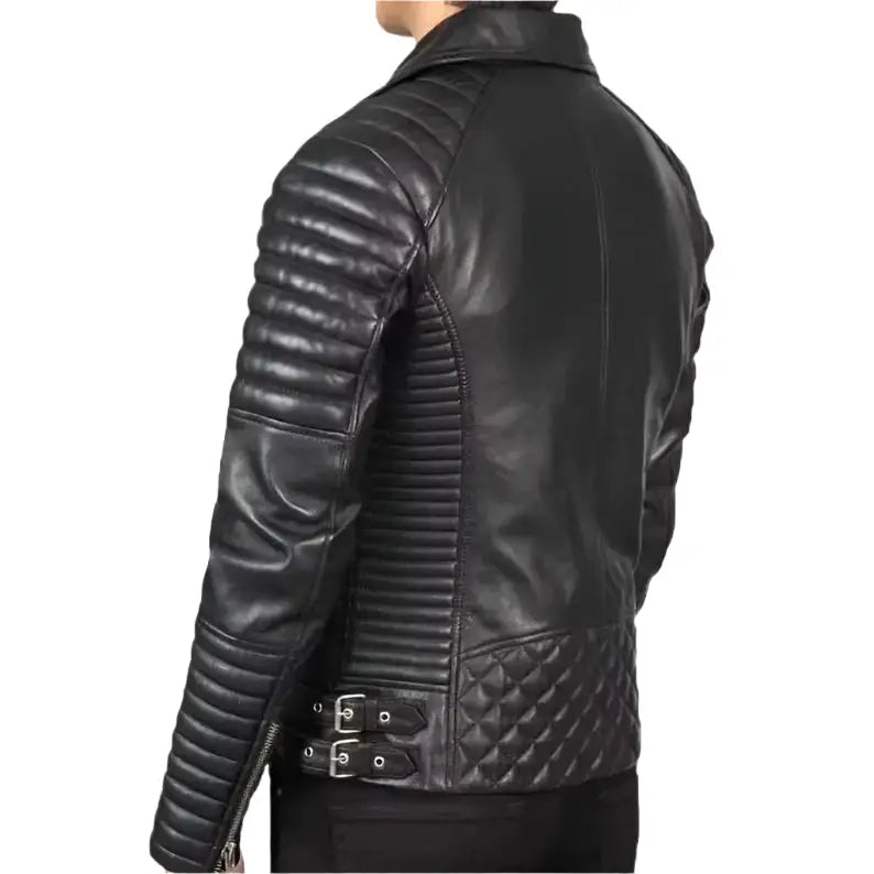 Mens Black Leather Jacket
