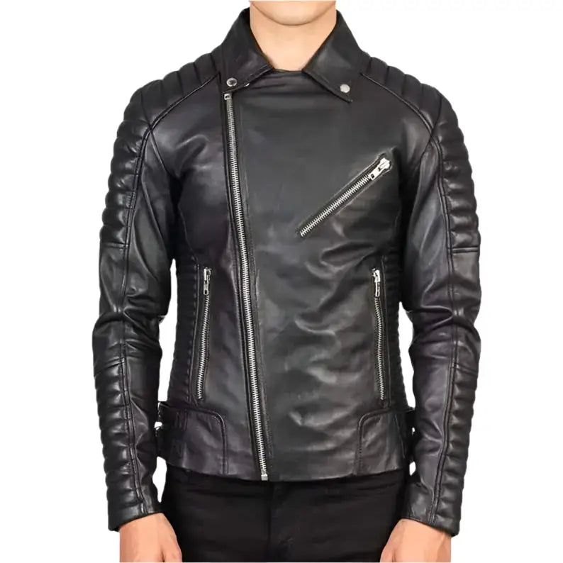 Mens Black Leather Jacket