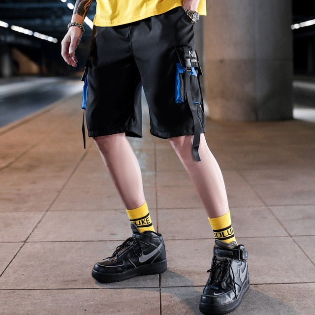 Streetwear Men's Shorts Knee Length Summer New Fashion Printed Hiphop Men Short Pants Mens Beach Pants Loose Leisure