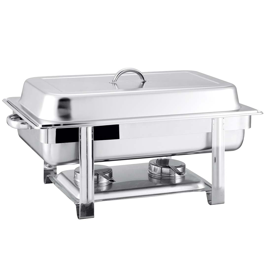 NNEAGS 4X Stainless Steel Chafing Double Tray Catering Dish Food Warmer