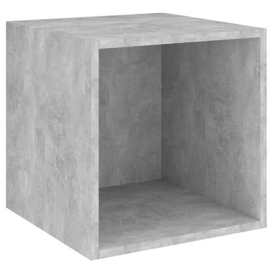 NNEVL 5 Piece TV Cabinet Set Concrete Grey Chipboard