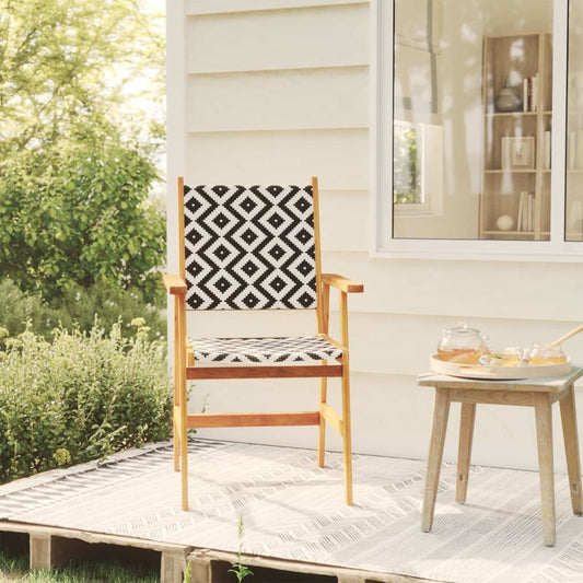 NNEVL Garden Chairs 6 pcs Solid Acacia Wood