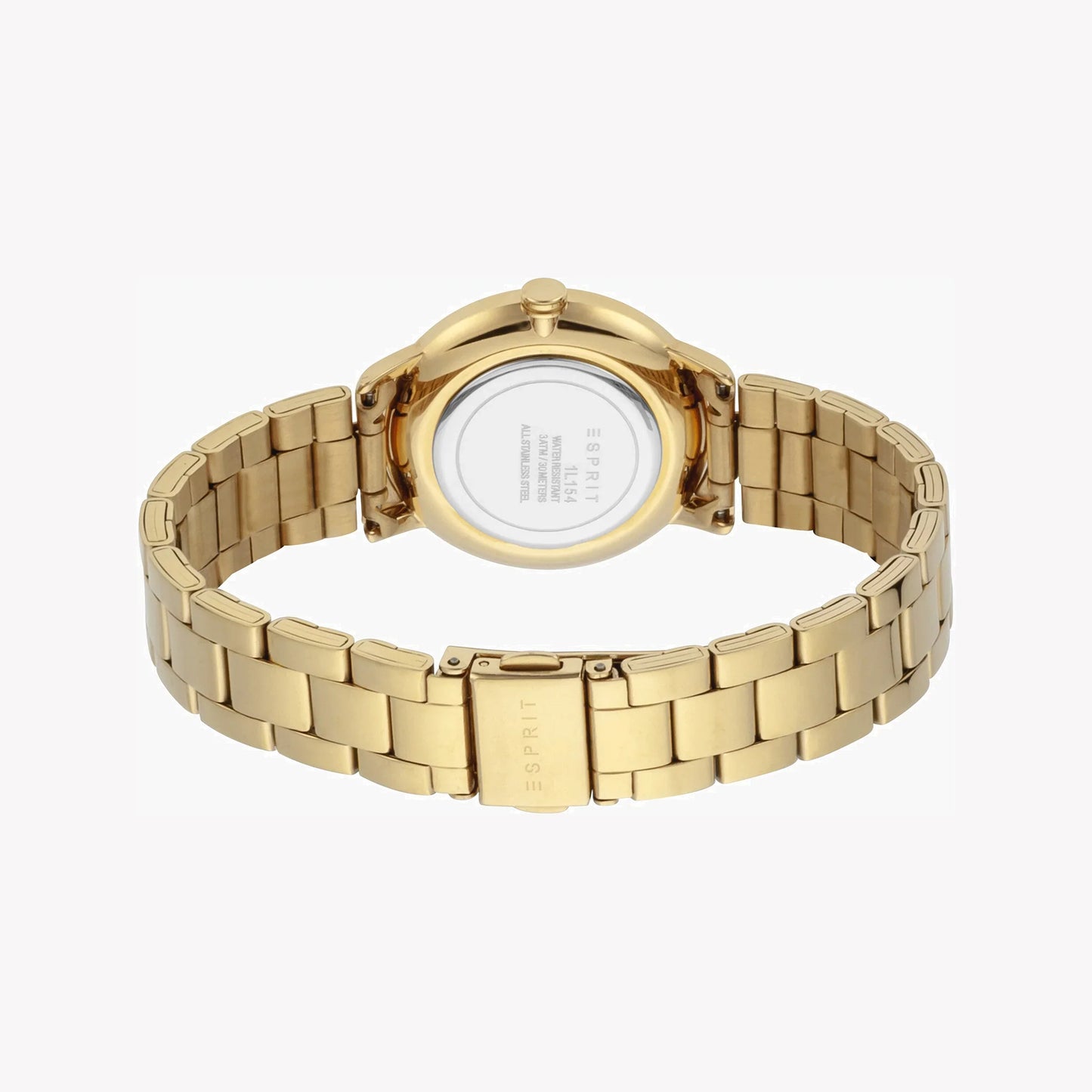Esprit Women's Gold Stainless Steel Watch, Champagne Dial | Es1l188m0075-2