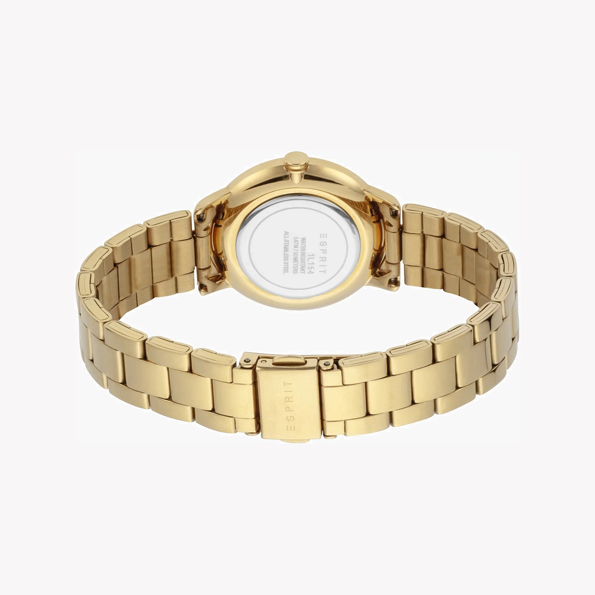 Esprit Women's Gold Stainless Steel Watch, Champagne Dial | Es1l188m0075-2