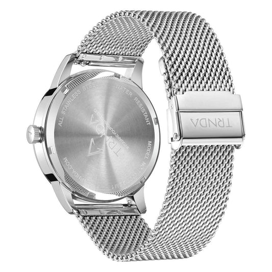 Trnda Men's Stainless Steel Watch, Seaweed Green Dial | Ts43mm