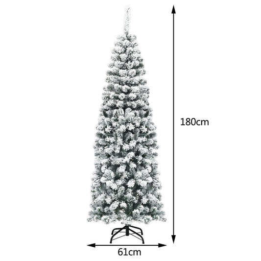 NNECW Artificial Christmas Tree with 250 Warm White LEDs for Shop & Home & Office
